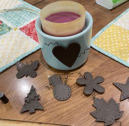 Vintage Gold Canyon Wax Warmer