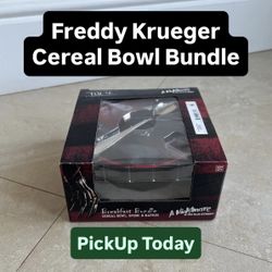 NEW Freddy Krueger Cereal Bowl Breakfast Bundle (1 Available)
