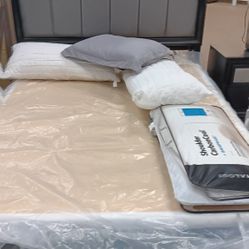 Grey And Black Bedroom Set