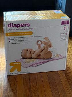 Up & Up Size 1 Diapers Giant Pack 192 Count