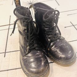 Dr. Martens Kids 1460 Glitter Boots – Size 11