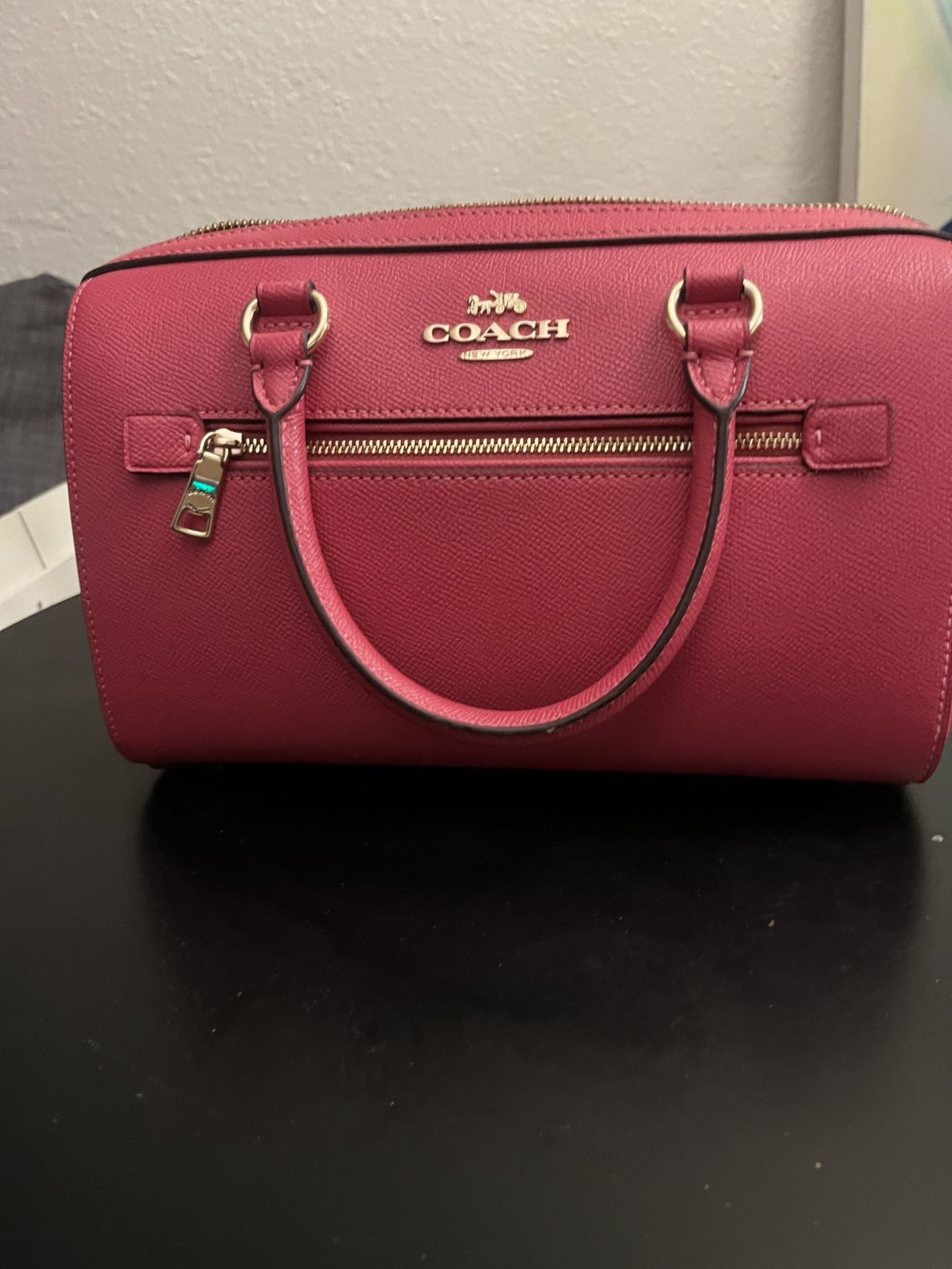 Pink Coach Handbag