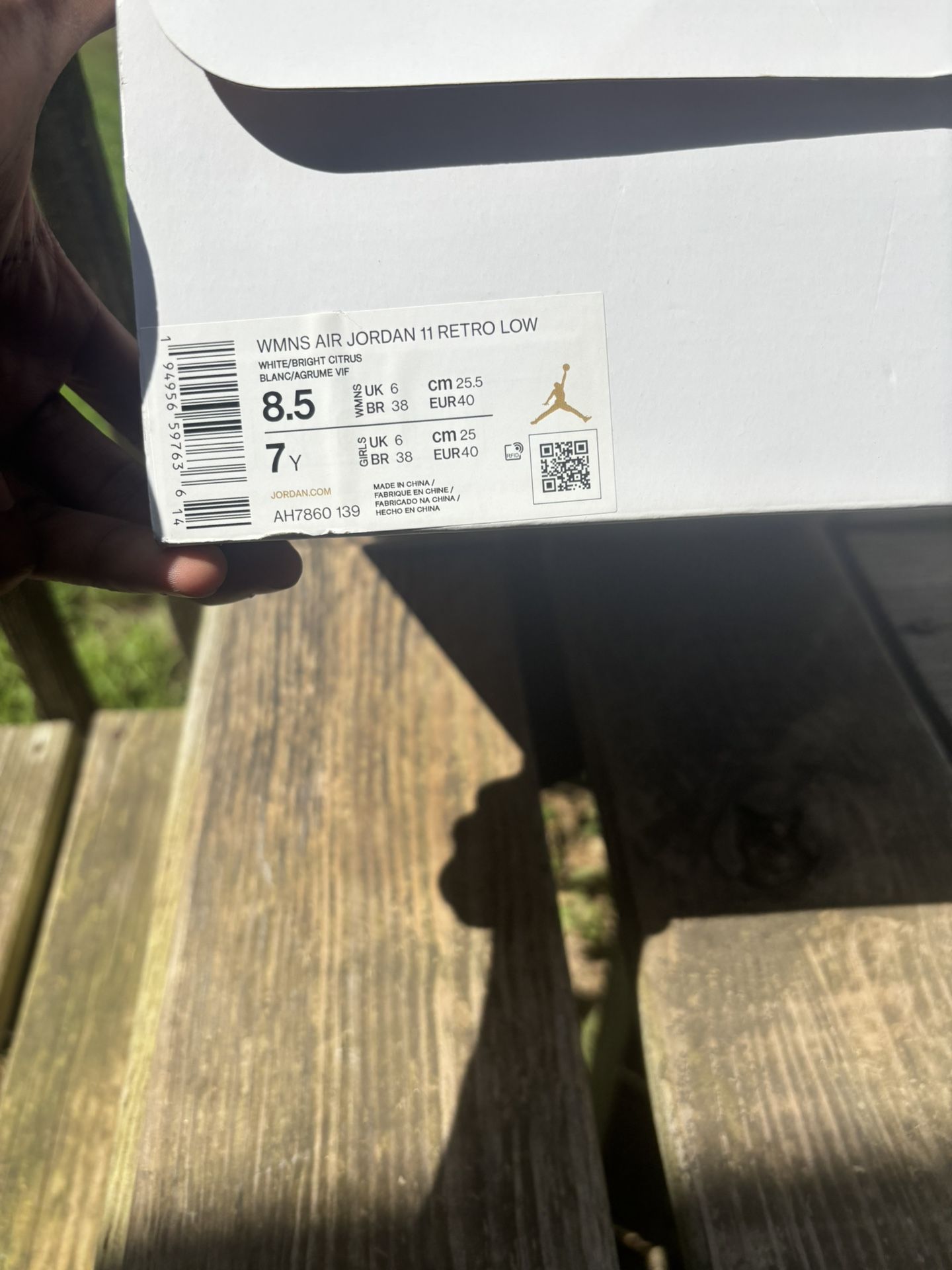 Jordan 11 Retro Low “Orange & White