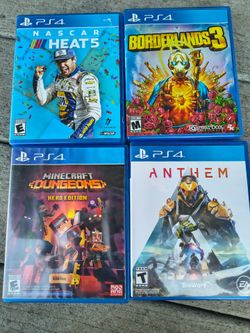 PS4 Games Bundle – Lot of 4