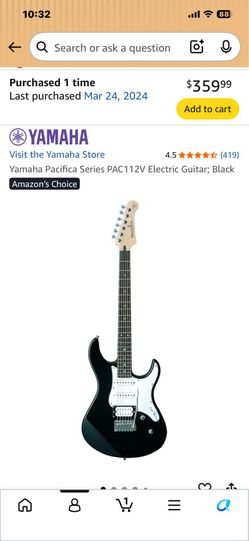 Electric Guitar with stand