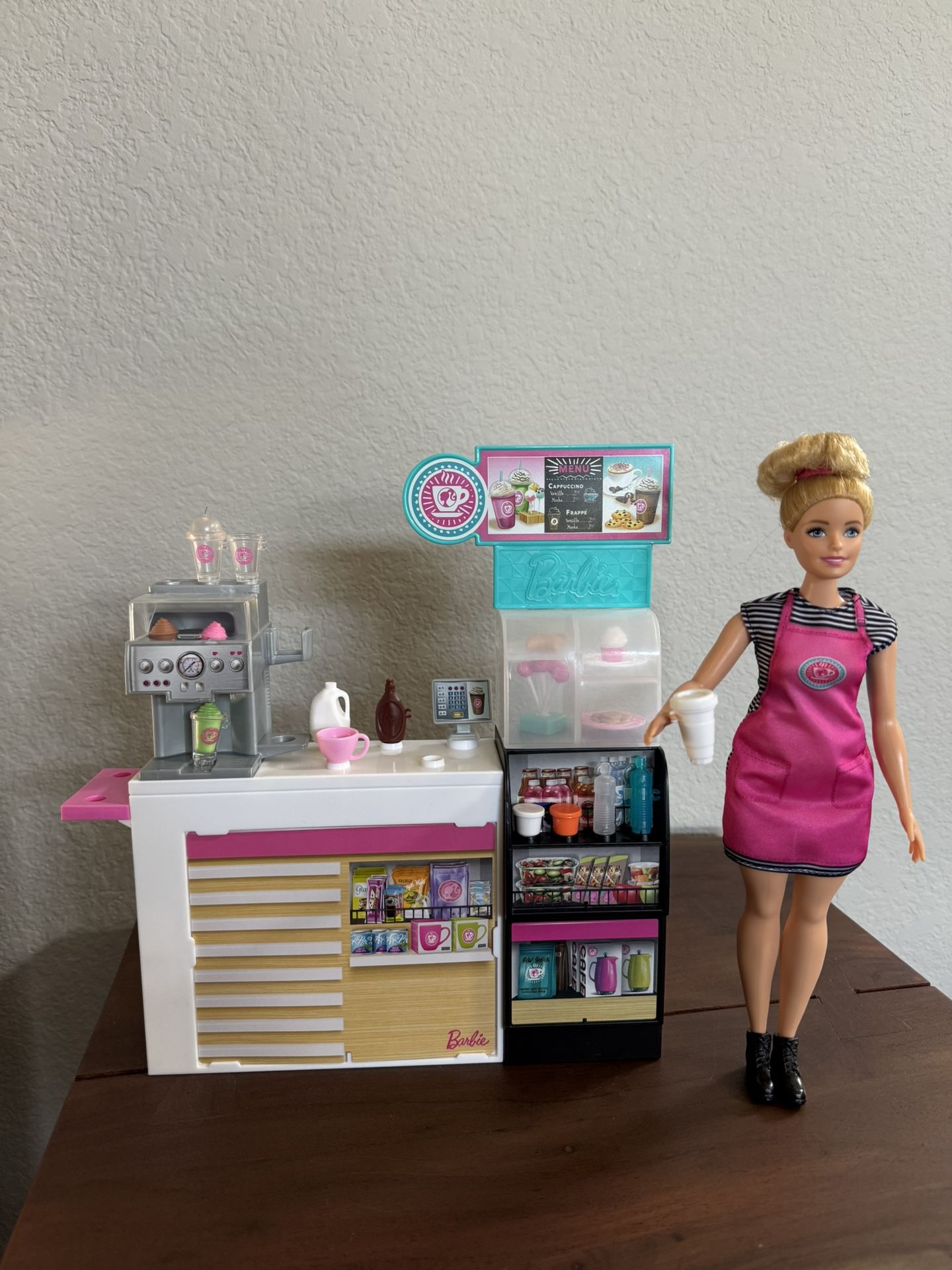 Barbie Coffee Shop with Doll