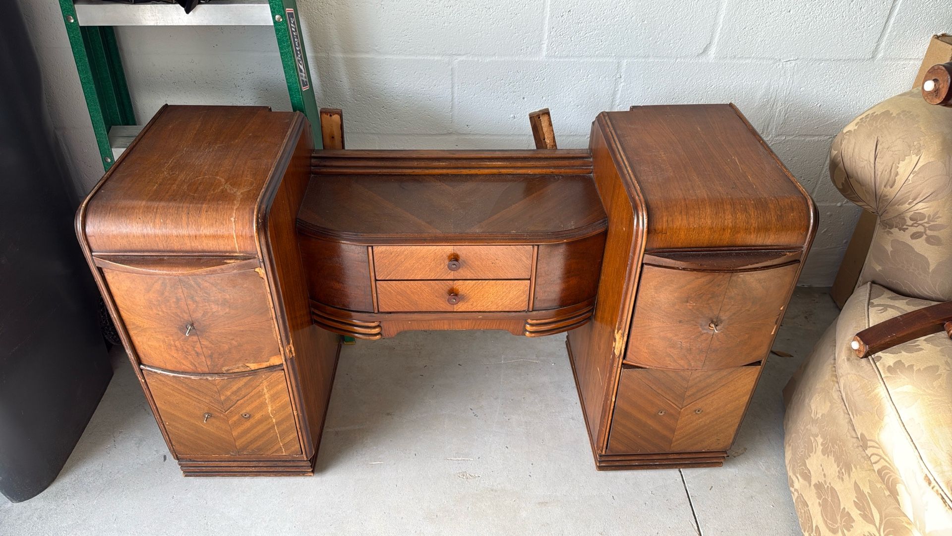 Mid-century vanity