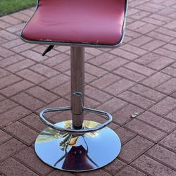 Adjustable Red Stool