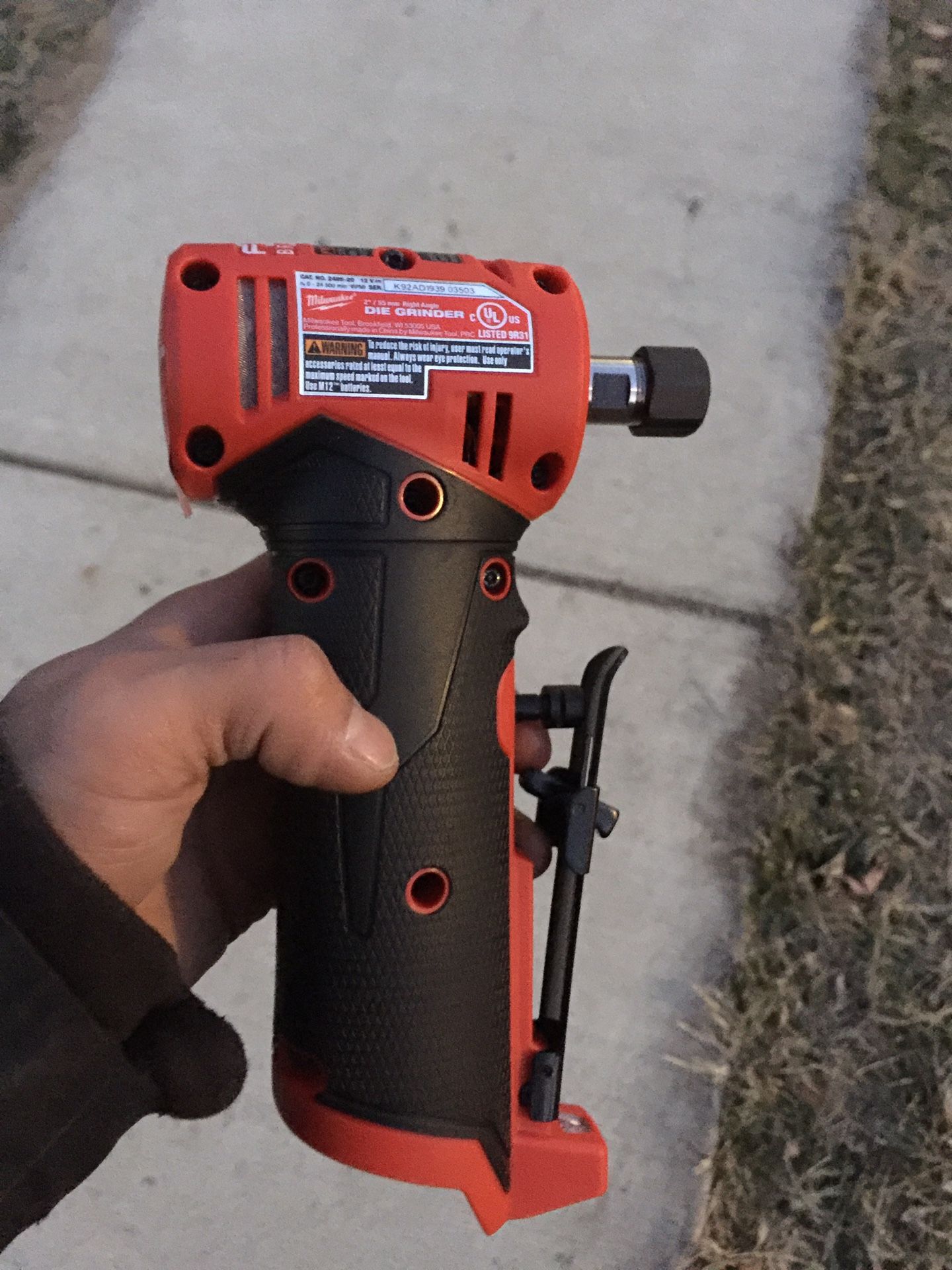 Milwaukee m12 fuel 2” die grinder