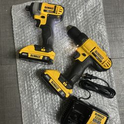 Dewalt 20v Drill Set Kit 