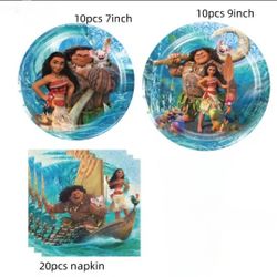 Disney Princess Moana Birthday Party Supplies