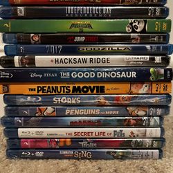 Blu-ray Movies - Brand new And Wrapped