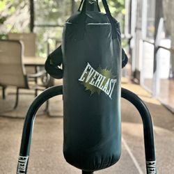 EVERLAST PUNCHING BAG & STAND 