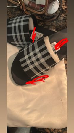 Burberry slides