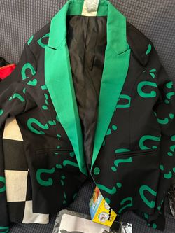 Riddler blazer and skirt