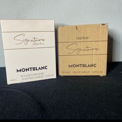 Montblanc Signature Scented Candle & Eau de Parfum