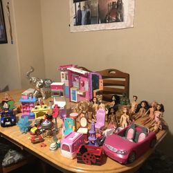 Barbie, And Shopkin Toys
