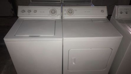Washer and electric dryer set WITH WARRANTY