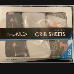 3 Pack Crib Sheets