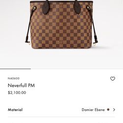 Louis Vuitton Neverfull Pm 