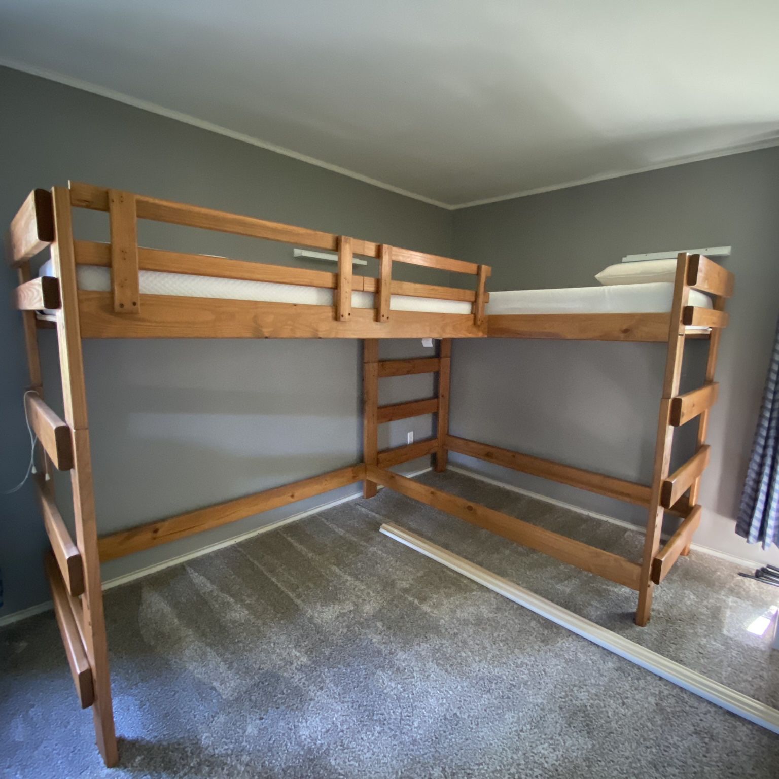 Triple Bunkbeds!  Solid Wood - Made In USA 