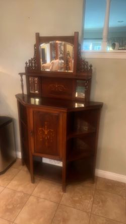 Antique wall unit