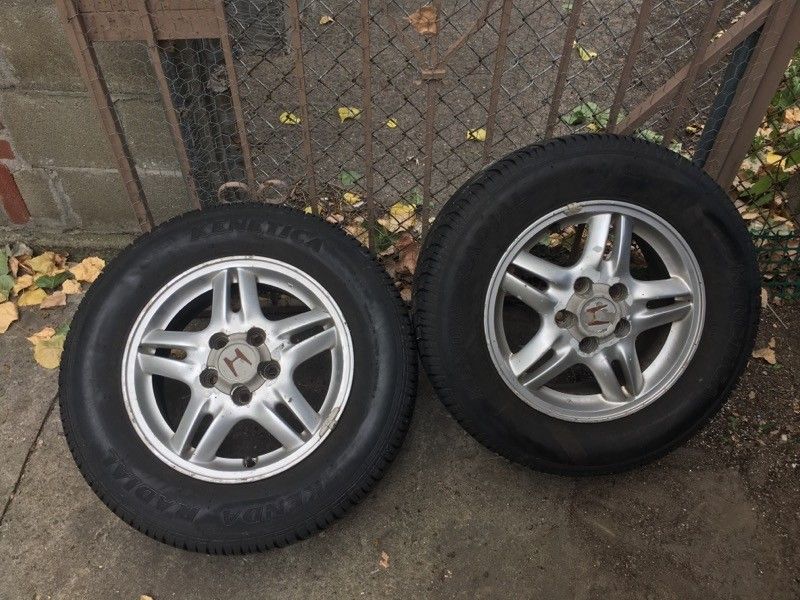 Honda rims & tires (4 wheels)