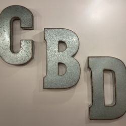 CBD Metal Wall Letters