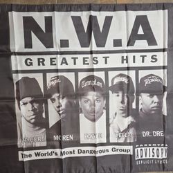NWA Banner  Poster Backdrop  NEW