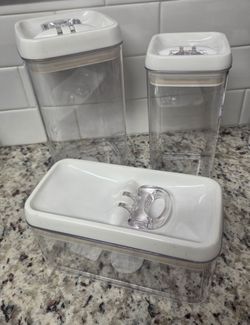 Set of 3 Flip It Canisters
