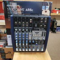 PreSonus Studio Live AR8c Digital Analog Mixer Workstation 