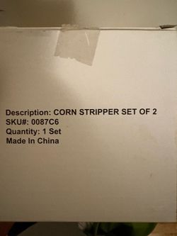 Corn Cobb strippers