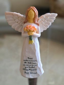 Angel Figurine Retirement Gift for Woman 5 Inches Tall