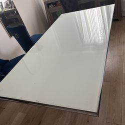 Glass Dining Table With 6 Chairs