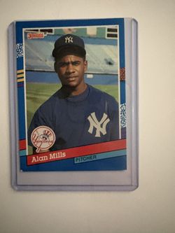 Alan Mills Baseball Card