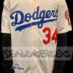 Valenzuela Dodgers MLB Jerseys