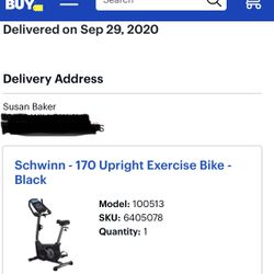 Schwinn Exercise Bike 
