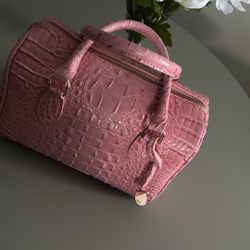 Faux Croc Pink Bag