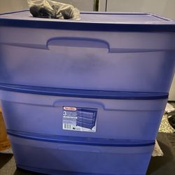 Sterilite 3 Drawers With Wheels 