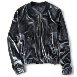 NEW American Eagle Outfitters Velvet Bomber Jacket size M