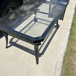 Coffee Table With Thick Glass 