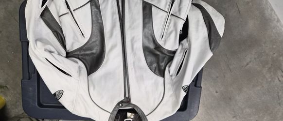 Leather Motorcycle Jacket $40