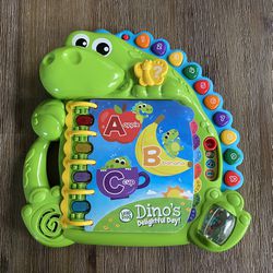 LeapFrog Leap Frog DINO'S DELIGHTFUL DAY! ABCs #s 3 Play Modes Lights Music Fun