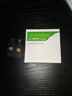 2 yubikeys (security keys)