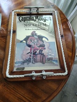 Captain Morgan Spiced Rum Tray/Mirror