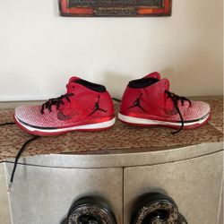 Red Nike Jordans