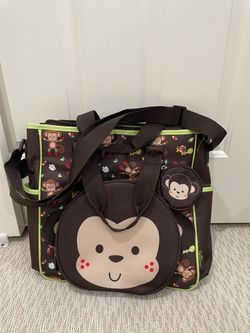 Monkey Design Diaper Bag