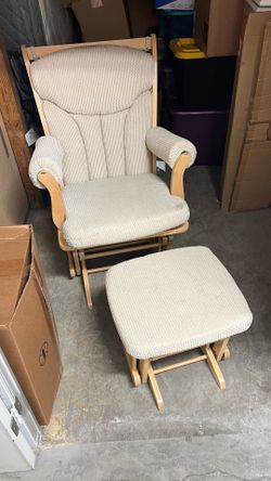 Glider Chair with Ottoman