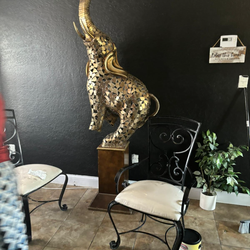 Elephant 7 feet long