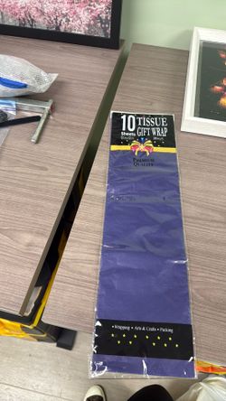 Purple Tissue Gift Wrap 10 Sheets